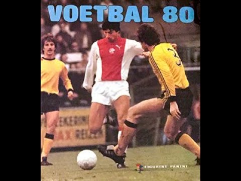STICKERS PANINI DUTCH CHAMPIONSHIP 1980 NAC BREDA