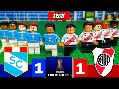 Sporting Cristal 1-1 River Plate - CONMEBOL Libertadores 2023 - Goles - Fútbol LEGO - Stop Motion