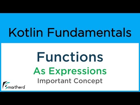 Kotlin Functions as Expressions One line functions Kotlin Android Tutorial 7 2