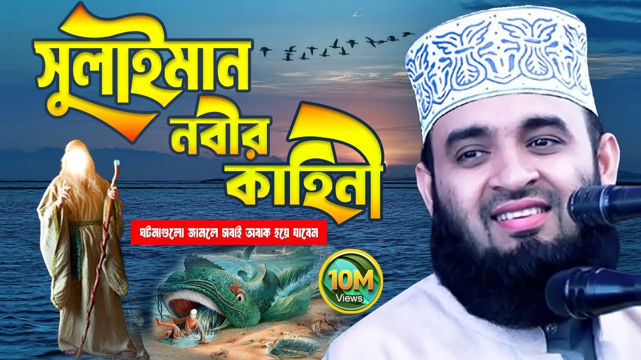 সুলাইমান আঃ এর জীবনী | মিজানুর রহমান আজহারী | Mizanur Rahman Azhari | New Bangla Waz Mahfil Video