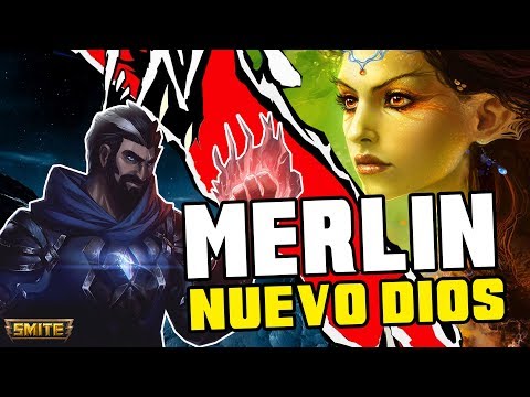 MERLIN!!! NUEVO DIOS EN SMITE!!! / EL MAGO DE ESTANCIAS ELEMENTALES!!!