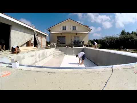 comment construire escalier piscine