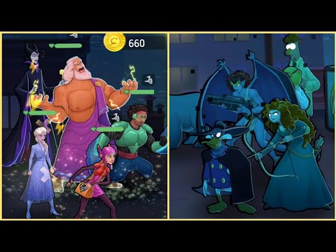 Disney Heroes Battle Mode CHAPTER 49 HEROES VS VILLIANS Gameplay Walkthrough