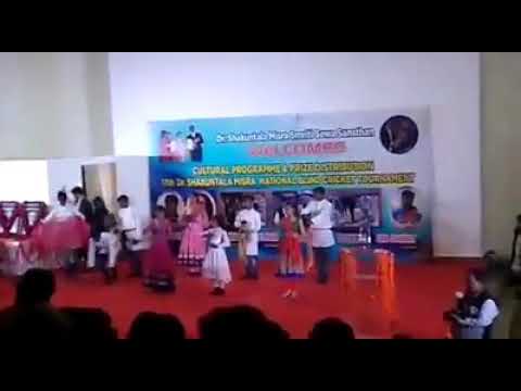 A memorable moment of a dance performance by visually challenged students of Jayati Bharatam.