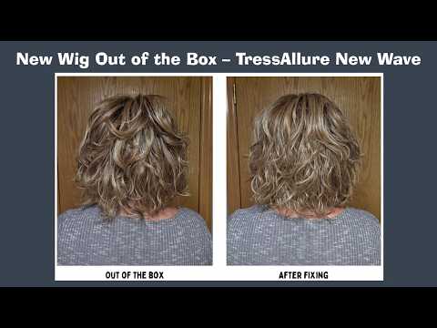 Curly Wig Problems and Easy Fixes! TressAllure New Wave in 17/23/R8 compared to TREND
