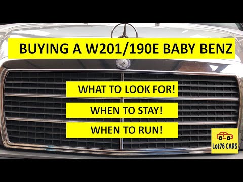 Buying a Baby Benz, 190, W201 what to look for, when to stay and when to run!