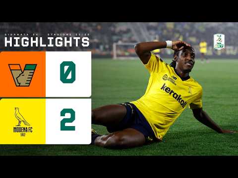 Venezia - Modena 0-2 | I CANARINI si impongono nel big match | HIGHLIGHTS Serie BKT