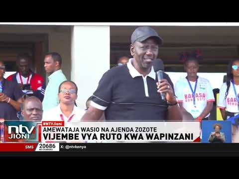 Rais Ruto awatupia vijembe wapinzani wake akiwataja kama wasio na ajenda yoyote ya kubadilisha Kenya
