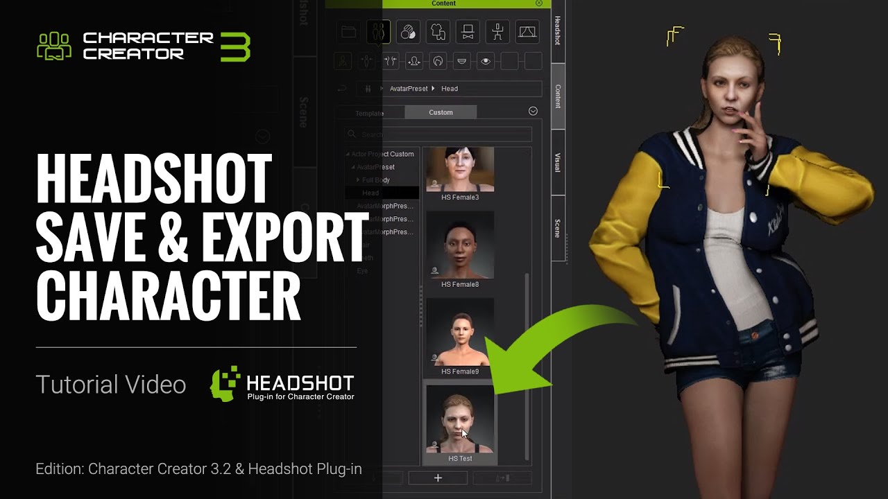 character creator 3 headshot plugin character creator 3 headshot plugin