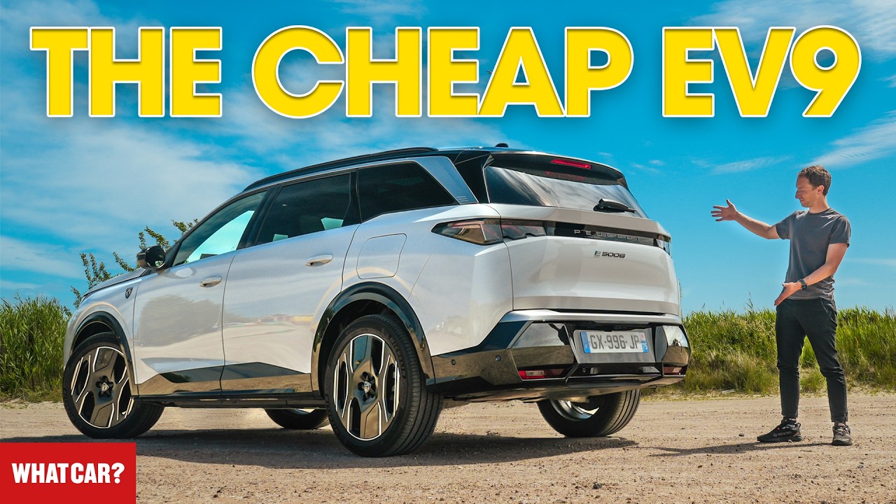 NEW Peugeot e-5008 review - electric SUV with SEVEN seats driven!