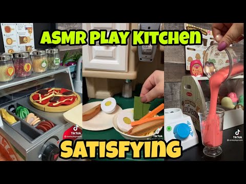 ASMR Cooking Play Kitchen| Tiktok Discovery