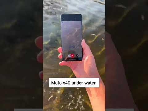 Moto x40 under water #shorts