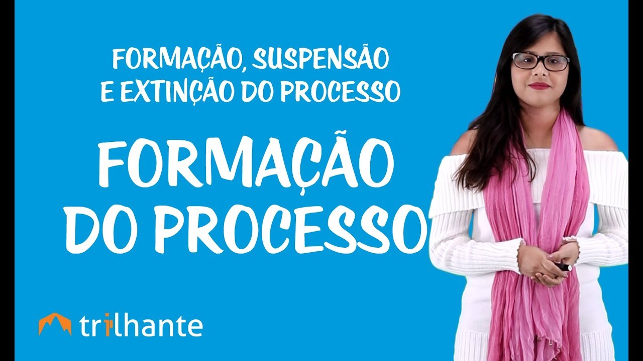 Formação, Suspensão e Extinção do Processo - Formação do Processo
