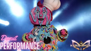 Donut sings "Hooked On A Feeling" by Blue Swede | SEASON 10 | THE MASKED SINGER