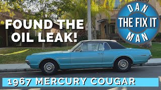 1967 Mercury Cougar - Found the Oil Leak! - Oil Pressure Sending Unit and a few other things...