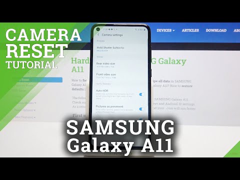 How to Reset Camera Settings on SAMSUNG Galaxy A11 – Reset Camera Configurations