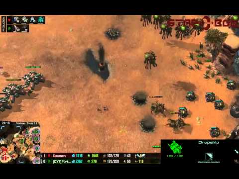 Game 2 (part 2) - Daumen (T) Vs Fortuna (Z) - ESL Starbow cup #9 Finals