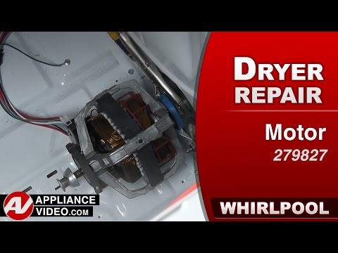 Whirlpool Dryer - Drum Will Not Turn - Motor Repair