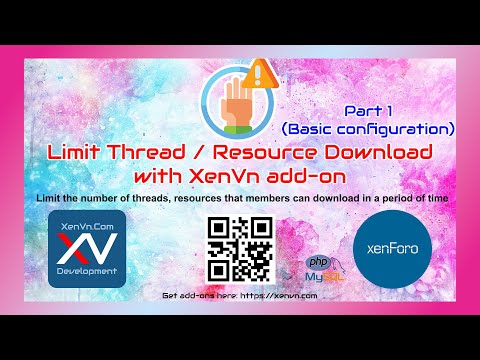 Xenforo 2 - Limit Thread / Resource Download - Part 1