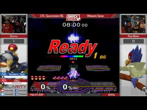 CFL Smackdown 116 Melee - Gahtzu (Falcon) vs King Momo (Falco) - Winners Semis