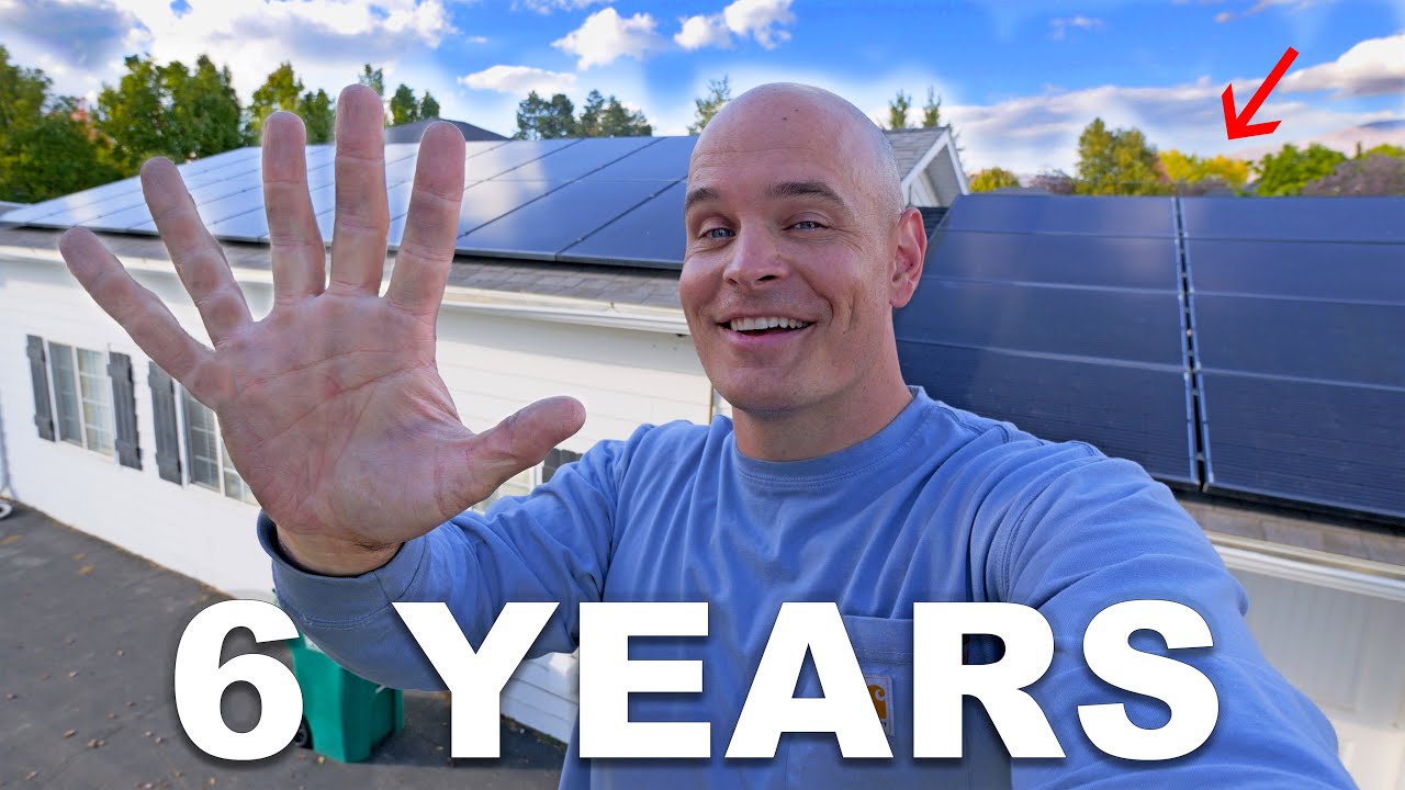 DIY home solar panel installation six year review with EcoFlow battery upgrade