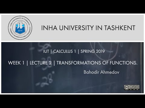 Lecture 1.1 | Calculus 1 | Intro to functions. Trigonometric functions.