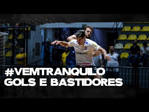 SUB-20 DO CORINTHIANS VENCE PROFISSIONAIS DO MRW PRAIA GRANDE NO FUTSAL