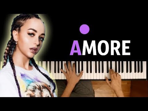 Мари Краймбрери - AMORE ● караоке | PIANO_KARAOKE ● + НОТЫ & MIDI