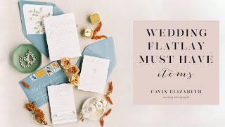 What to Bring Your Photographer for Your Wedding Flatlay Photos