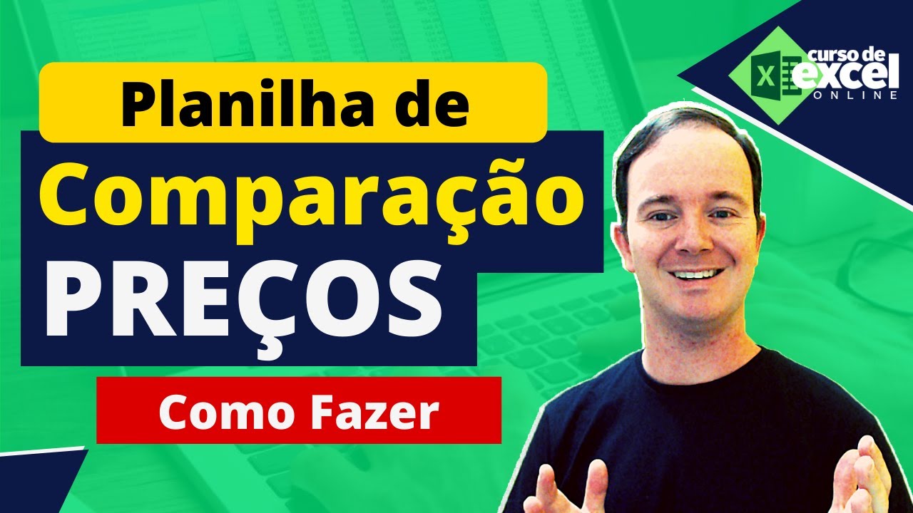 Planilha de Comparação ou Cotação de Preços Simples no Excel