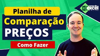Planilha de Comparação ou Cotação de Preços Simples no Excel