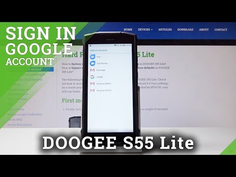 How to Remove Google User in DOOGEE S55 Lite - Add Google Account