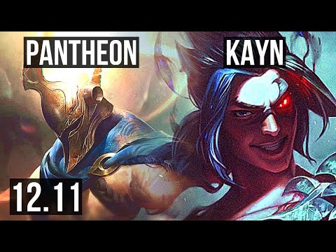 PANTHEON vs KAYN (JNG) | 400+ games, Dominating | NA Diamond | 12.11