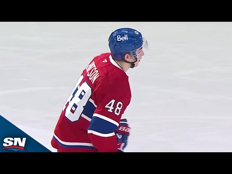 Canadiens' Lane Hutson Shows Off Great Hands For Sweet Goal Vs. Blues