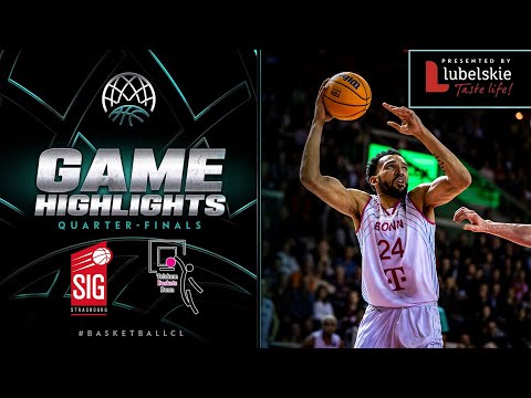 SIG Strasbourg v Telekom Baskets | Quarter Finals Game 2 | HL - Basketball Champions League 2022/23