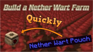 How To Build a Nether Wart Farm In Hypixel Skyblock