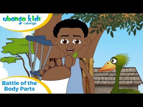 EPISODE 20: Battle of the Body Parts | Ubongo Kids | African Educational Cartoons