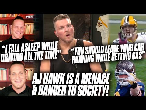 AJ Hawk Is An Absolute Menace & Danger To Society! | The Pat McAfee Show