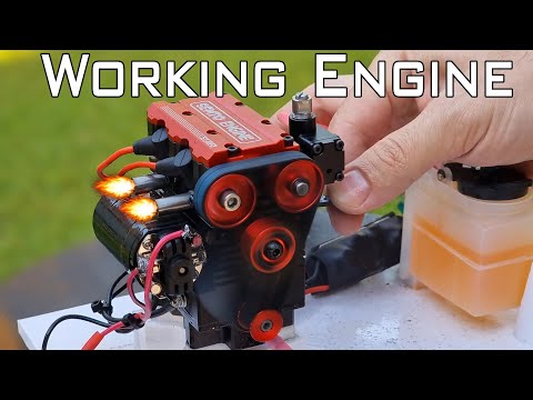 Worlds smallest 4 stroke working engine, assembling and start up