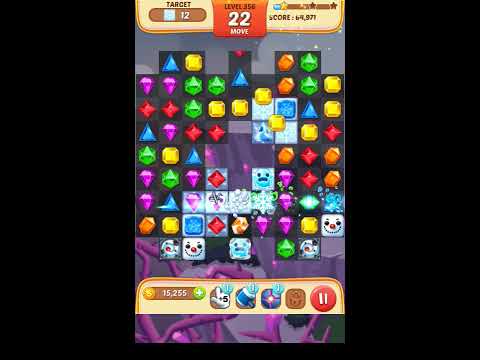 Jewel Match King Level 356 - Walkthrough ( No Booster )