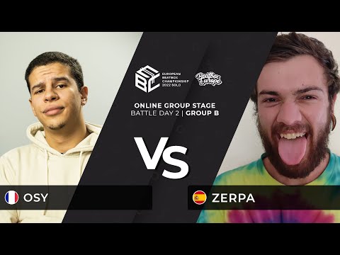 Osy 🇫🇷 vs. Zerpa 🇪🇸  // European Beatbox Championship 2022