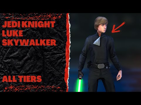 Unlocking Jedi Knight Luke Skywalker - All Tiers with Tips and Tricks - SWGOH