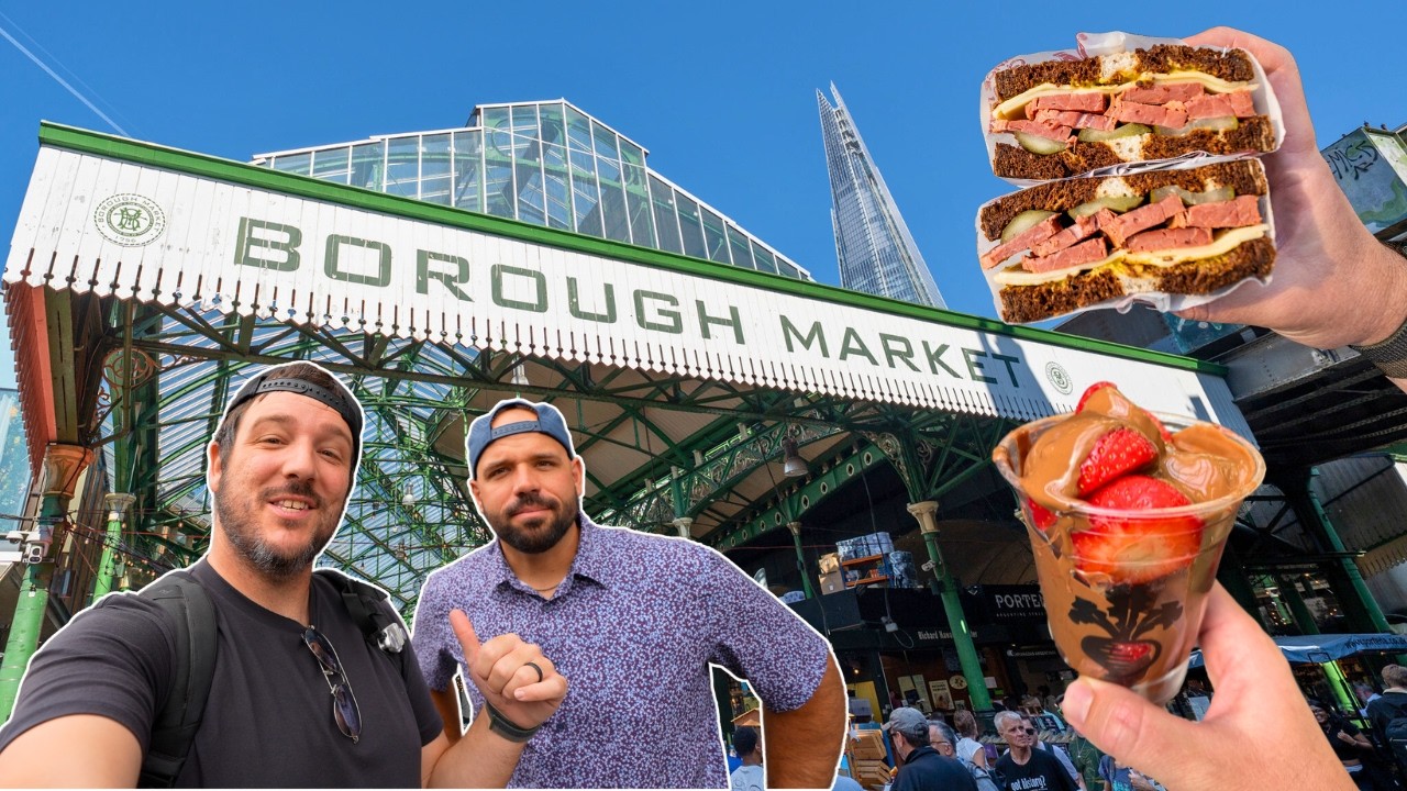 Embark on a tantalizing food tour through Borough Market.