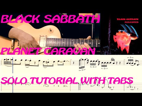 🔴Black Sabbath - Planet Caravan (Solo cover with tabs)