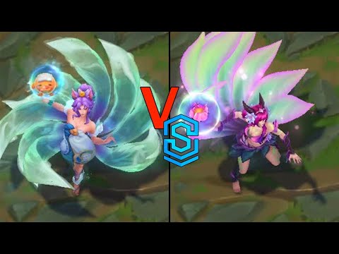 Spirit Blossom Springs Ahri VS Elderwood Ahri