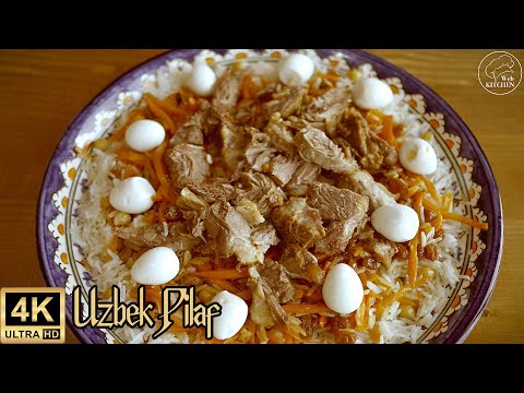 The HEALTHIEST PILAF in the WORLD | Bukharian pilaf (Osh-i-Sofi) | How to make UZBEK PILAF #4k