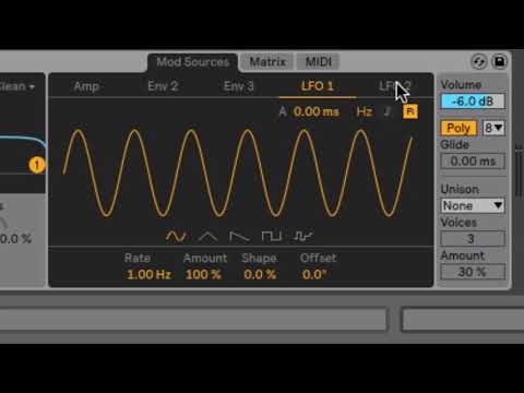 Wavetable in Ableton Live 10 — Overview