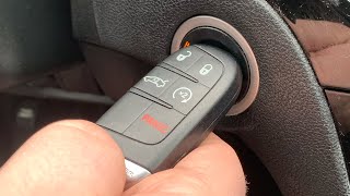How to start a Chrysler 300 2011-Present with a dead key fob
