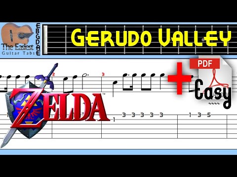 Gerudo Valley - Ocarina of Time Guitar Tab