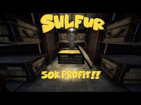 INSANE SULFUR PROFIT (50K) /|\ Rust Raiding